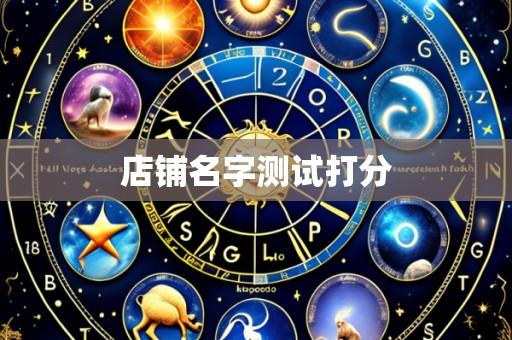店铺名字测试打分