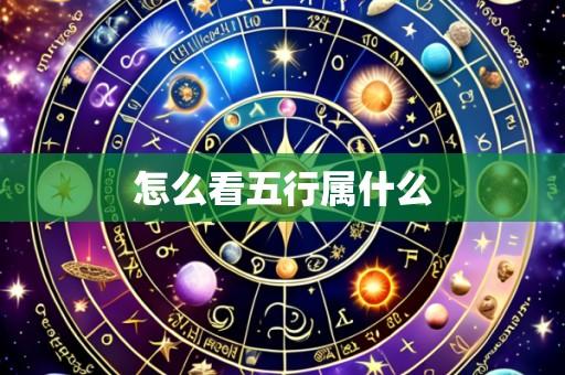 怎么看五行属什么