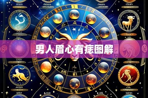 男人眉心有痣图解