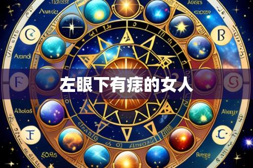 左眼下有痣的女人