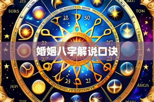 婚姻八字解说口诀