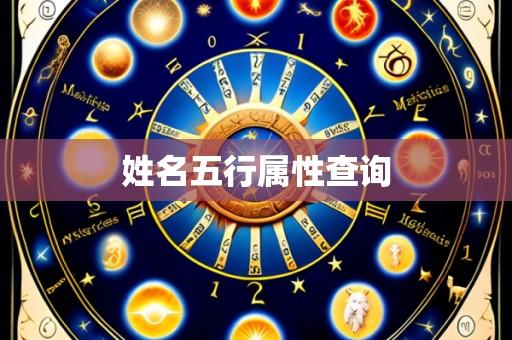 姓名五行属性查询