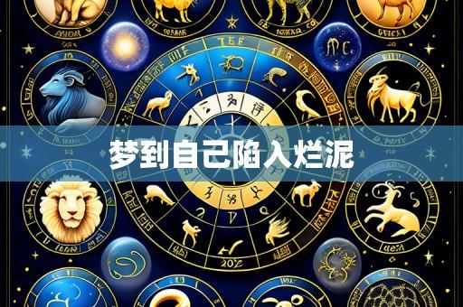 梦到自己陷入烂泥