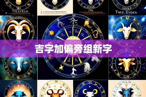 吉字加偏旁组新字