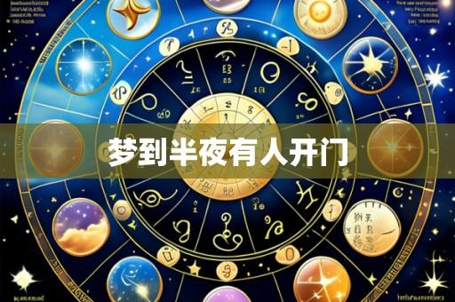 梦到半夜有人开门