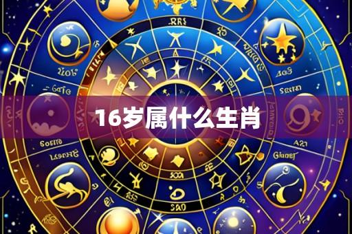 16岁属什么生肖