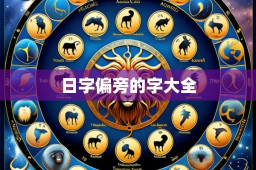 日字偏旁的字大全