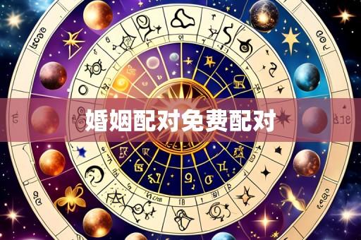 婚姻配对免费配对