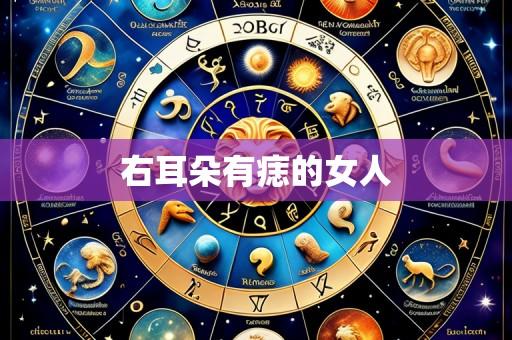 右耳朵有痣的女人