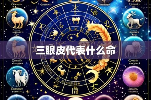 三眼皮代表什么命