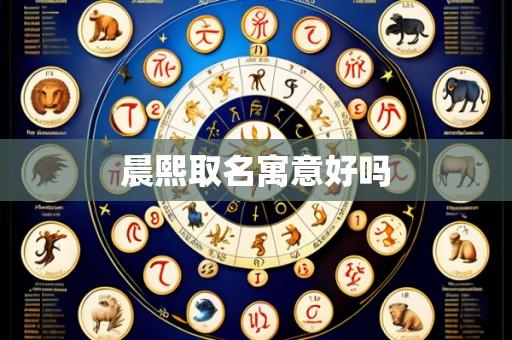 晨熙取名寓意好吗