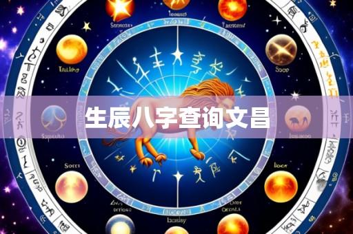 生辰八字查询文昌
