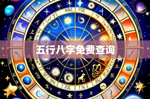 五行八字免费查询