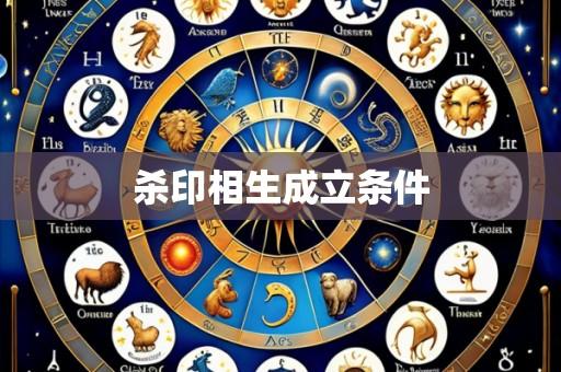 杀印相生成立条件