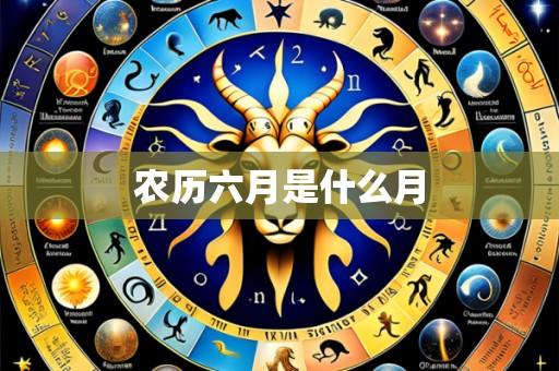 农历六月是什么月