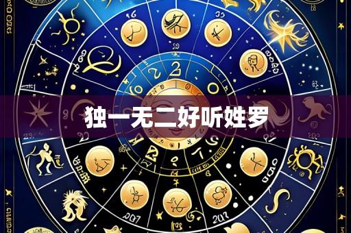 独一无二好听姓罗