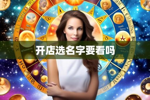开店选名字要看吗