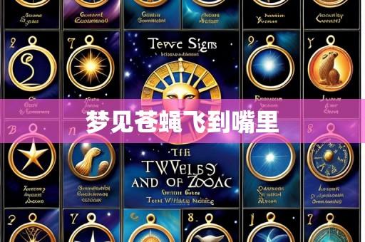 梦见苍蝇飞到嘴里