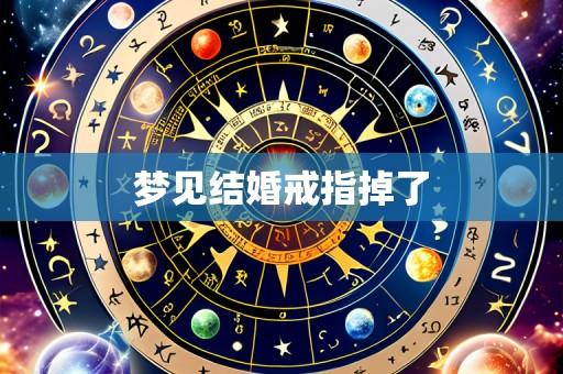 梦见结婚戒指掉了