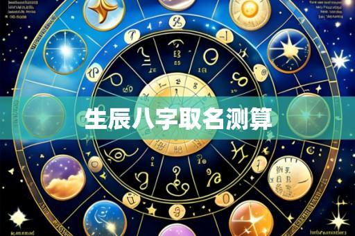 生辰八字取名测算