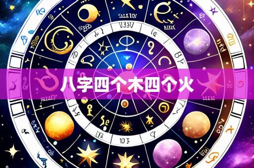 八字四个木四个火