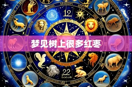 梦见树上很多红枣