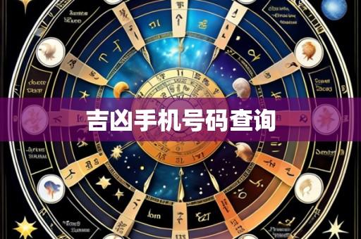 吉凶手机号码查询