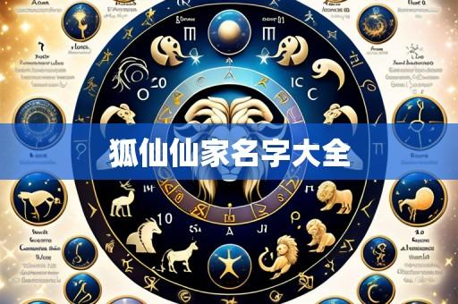 狐仙仙家名字大全