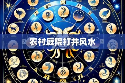 农村庭院打井风水