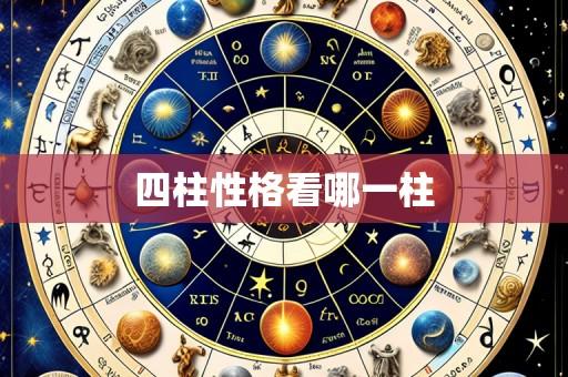四柱性格看哪一柱