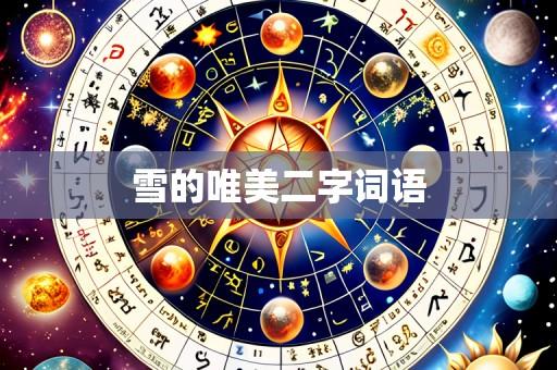 雪的唯美二字词语