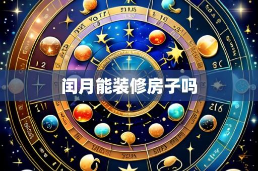 闰月能装修房子吗
