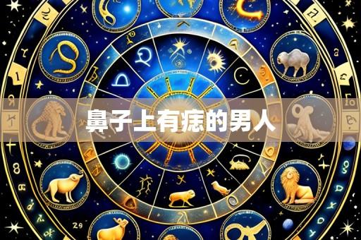 鼻子上有痣的男人