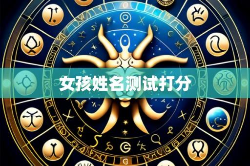 女孩姓名测试打分