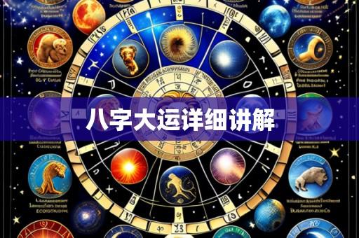 八字大运详细讲解