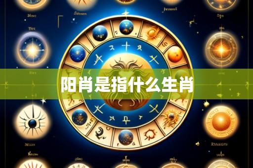 阳肖是指什么生肖