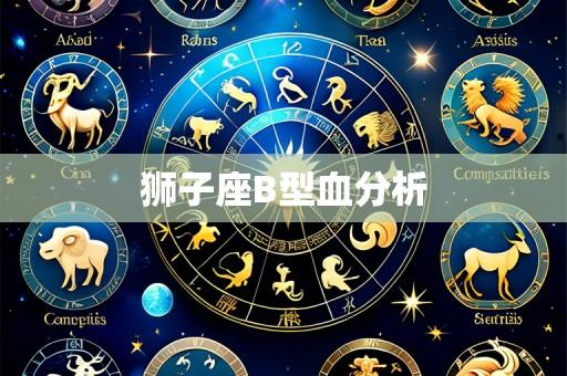 狮子座B型血分析