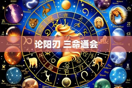 论阳刃 三命通会