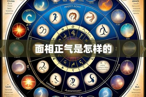 面相正气是怎样的