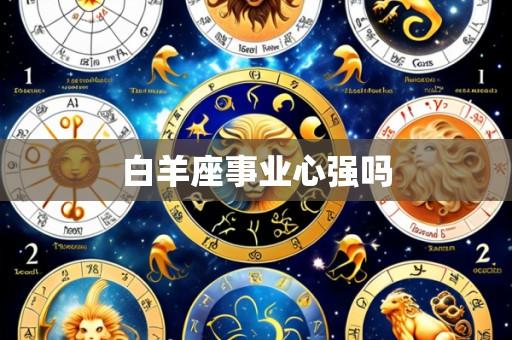 白羊座事业心强吗