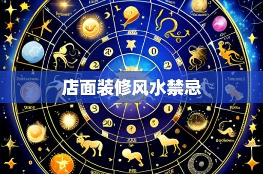 店面装修风水禁忌