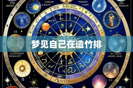 梦见自己在造竹排