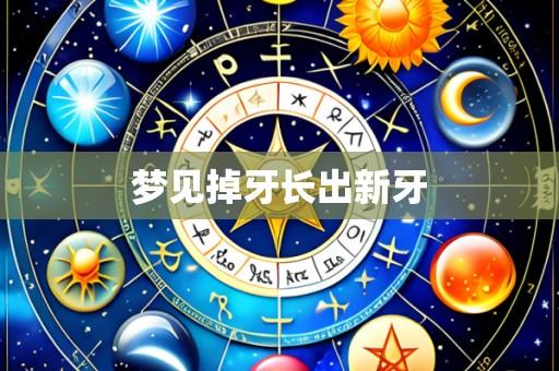梦见掉牙长出新牙