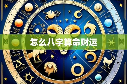 怎么八字算命财运