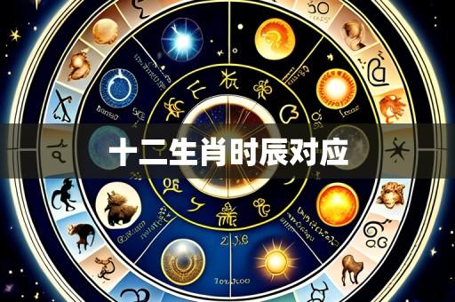 十二生肖时辰对应