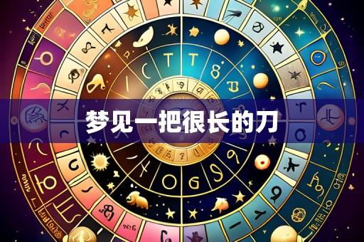 梦见一把很长的刀