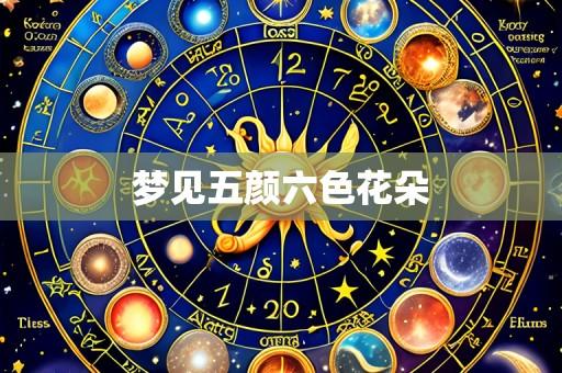 梦见五颜六色花朵