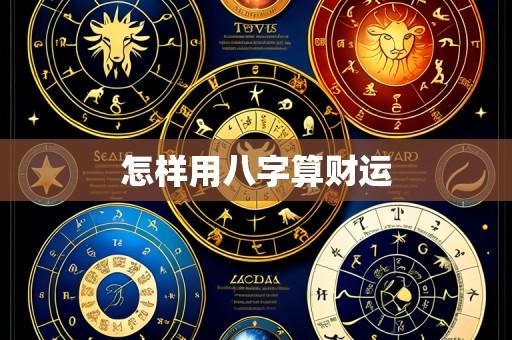 怎样用八字算财运