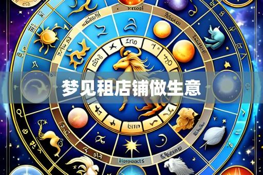 梦见租店铺做生意