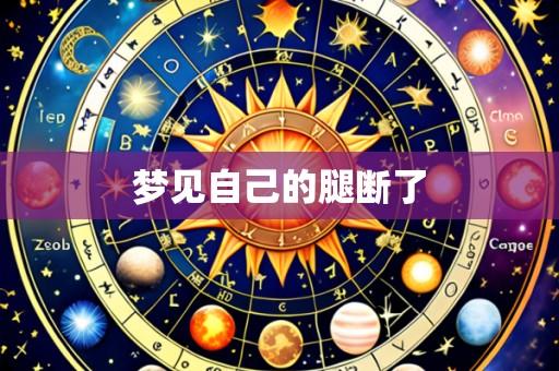 梦见自己的腿断了